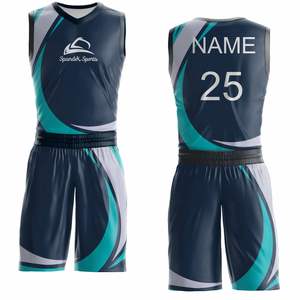 Diseño personalizado logotipo bordado hombres baloncesto camisetas y pantalones cortos equipo de baloncesto uniformes tallas grandes transpirable ropa deportiva conjunto - Product Image 3