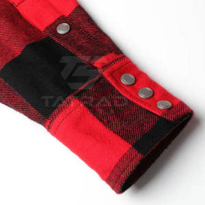 Chemise en flanelle pour homme de haute qualité, manches longues, respirante, légère, écologique, 100% coton, décontractée - Product Image 5