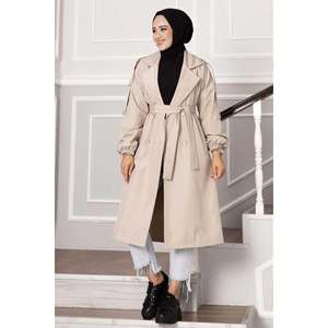 Gabardina abotonada con Charretera de hombro Stone - Product Image 1