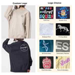 Sweat-shirts femme surdimensionnés sweats à capuche respirants anti-rides pour femme sweats à capuche fourniture d'usine marque personnalisée stock de mode en vrac - Product Image 3