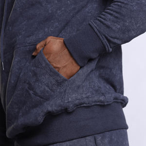 New Wash Distressed Men's Pullover Acid Wash Hoodie Oversize Double Pull Hoodies Precio barato - Product Image 6