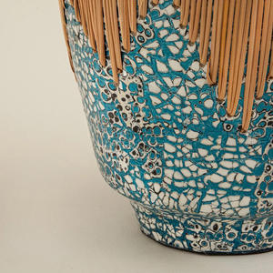 Pot de fleur de luxe incrusté de coquilles d'oeuf artisanal unique et élégant pour la décoration de la maison ou du jardin en gros du Vietnam - Product Image 5