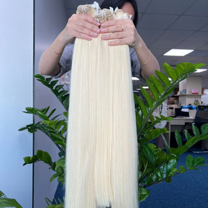 Extensiones de Cabello Humano Natural Remy 100% Natural, Liso, Virgen, Calidad 9A, Trama Simple, Trama a Máquina, Cabello Vietnamita - Product Image 1