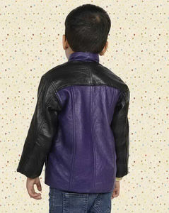 Elegante chaqueta de cuero cálida de invierno para niños Diseño 2 en 1 de alta calidad Transpirable con estampado personalizado - Product Image 3