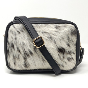 Bolso de cuero hecho a mano con pelo natural de primera calidad para mujer, bolso de cuero tallado a mano, venta al por mayor, bolso de hombro para teléfono para mujer - Product Image 1