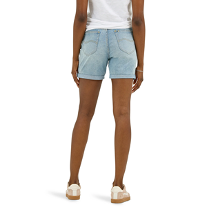 Shorts en jean pour femmes, décontractés, respirants, écologiques, été, bouton à la taille, qualité supérieure, grande taille - Product Image 2