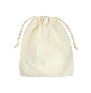 Excellent Quality Hot Selling New Cream Color Cotton Canvas Recyclable Promotion Shopping <b>Drawstring</b> <b>Bags</b> with Custom Logo - Product Image 1