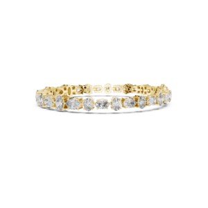 Pulsera de Moissanita con Corte Ovalado de 7.71 TCW, Plata de Ley 925, Joyería Fina para Novia, Boda, 6.5 Pulgadas, Pulsera para Mujer, Venta al por Mayor - Product Image 5