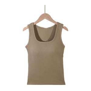 Vente en gros Offres Spéciales Sexy Lady Fashion Summer Contrast Stitch Round Neck Sleeveless Women Tank Top - Product Image 1