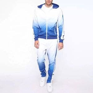 2022 survêtements de mode de style hip hop pour hommes surdimensionnés sur mesure dernière conception survêtement noir uni - Product Image 5