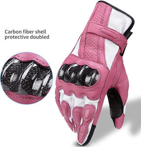 Gants de moto à doigts entiers, compatibles écran tactile, confortables, antidérapants, imperméables, respirants, en peau de mouton, pour le cyclisme - Product Image 2