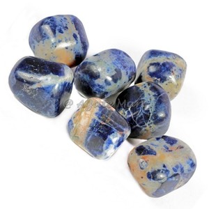 Vente en gros belle pierre naturelle de dégringolade sodalite haute polie pierres de dégringolade en cristal pierre dégringolée en vrac de qualité supérieure - Product Image 1