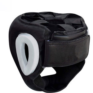 Kick Boxing Head Guards Youth Boxing Headgear/Boxeo y Karate Material de cuero de alta calidad Head Guards Logotipo personalizado - Product Image 4