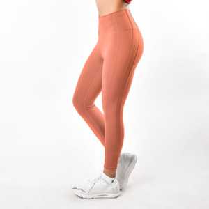 Leggings sans couture avec logo personnalisé en gros Pantalon de yoga pour femmes taille haute collants d'entraînement de compression pour salle de sport approvisionnement OEM - Product Image 4
