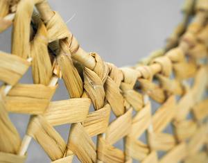 Espejo de pared de jacinto de agua tejido a mano para decoración del hogar Vintage de alta calidad en forma de flor estilo ecológico para mayoristas - Product Image 6