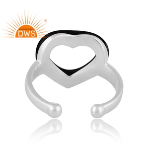 Bague élégante en argent 925 émaillée, faite à la main par un créateur, bijoux personnalisés pour femme, cadeau pour elle - Product Image 2