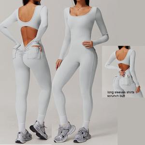 Mono Deportivo de Una Pieza para Mujer, Lujoso y Sexy, Control de Abdomen, Ropa Deportiva sin Costuras, Traje de Gimnasio, Body para Mujer - Product Image 6