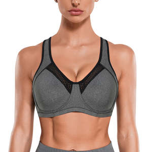 High Impact Supports Woman <b>Sports</b> Styles Gym <b>Bra</b> Brasier Women's Longline <b>Sports</b> <b>Bra</b> With Adjustable Straps - Product Image 1