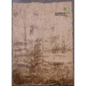 Alfombra india hecha a mano con nudos, única en su tipo, de 8'7 x 8'7 - Product Image 1