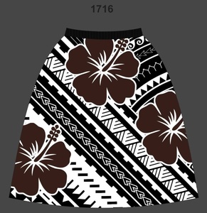 Mini-jupe taille haute en coton et polyester à sublimation personnalisée pour femmes/jupe slim, coupe ample, légère et respirante pour femmes - Product Image 1