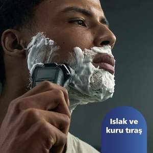 Afeitadora Eléctrica Húmeda/Seca con Triple Cuchilla de Acero, IPX7, Inalámbrica, Rotatoria, con Lámina, Alemán, Lavable, Piezas de Repuesto para Rostro - Product Image 6