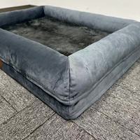 Coussin pour chien et chat écologique de luxe, compressible, toutes saisons, chaud, rectangulaire, XL, amovible, lavable, avec rebond rapide