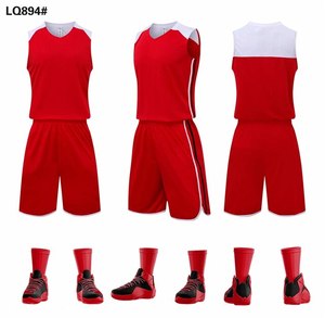 Uniforme de Baloncesto Personalizado al por Mayor, de Alta Calidad, Poliéster/Algodón, Ligero, Transpirable, de Secado Rápido, Talla Grande, para Exteriores - Product Image 3