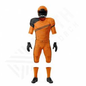 Maillot de football américain grande taille pour hommes, uniforme d'équipe, impression numérique, design cousu, performance athlétique, 100% - Product Image 1