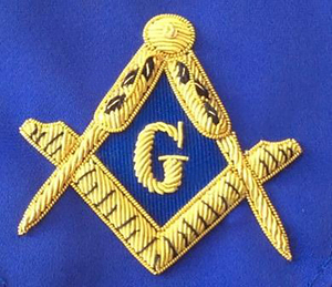 2025 nuevo lanzamiento Royal Blue Satin Masonic Cravat alta calidad bordado a mano marca personalizada reutilizable Venta caliente Master Mason - Product Image 3