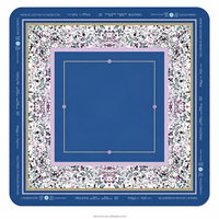 Tapis de Mahjong Américain 1 pièce, personnalisé OEM, doux, imperméable, antidérapant, pour table de Mahjong, faible MOQ, tapis de jeu imprimé sur mesure 31,5x31,5 pouces