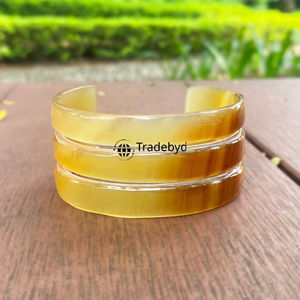 กำไลข้อมือทำมือจากเขาสัตว์ธรรมชาติระดับพรีเมียม - ของขวัญสำหรับทุกเพศ มีหลายขนาดให้เลือก Tradebyd - Product Image 5