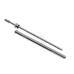Cánula de Succión Abdominal Reutilizable de Punta Estrecha de Acero Inoxidable para Procedimientos Quirúrgicos, Equipo Médico de Alta Calidad - Product Image 4