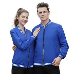 Veste sportive d'hiver à col montant, nouvelle conception, personnalisable, vente en gros, patchwork, teinture, manches longues, vestes universitaires vierges - Product Image 3