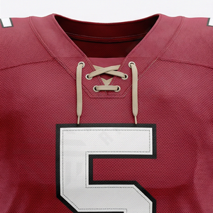 High Quality Men Plus Size Short Sleeve Printed American Football Uniform Made of 100% Polyester Bulk <b>Performance</b> Team <b>Wear</b> - Product Image 4