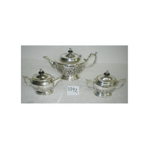 Excellent Quality <b>Tea</b> Pot <b>Set</b> Stylish Design <b>Silver</b> Plating <b>Tea</b> <b>Set</b> Using for Wedding and Home - Product Image 6