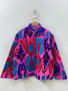 Pink Velvet Suzani <b>Jacket</b> Ethnic Velvet Winter <b>Jacket</b> Suzani <b>Jacket</b> <b>Hippie</b> Coat Gift For Her Velvet <b>Jacket</b> Bridesmaid Gift - Product Image 4