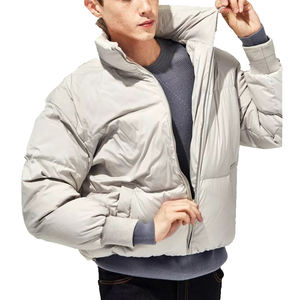 Chaqueta cortavientos de invierno personalizada OEM para hombre, abrigos de burbujas para exteriores, chaqueta acolchada de talla grande acolchada, chaquetas OEM de alta calidad para hombre - Product Image 5