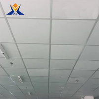 Plaques de plafond en PVC et gypse de Turquie et du Népal avec feuille d'aluminium au dos, ignifuges, résistantes à l'humidité, pour plafond suspendu