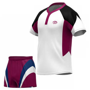 Meilleures ventes : Ensembles de vêtements de rugby pour hommes adultes 100 % polyester, séchage rapide, confortables et respirants, à manches courtes - Product Image 2