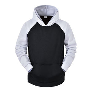 Gran oferta, conjunto de Sudadera con capucha y Jogger de algodón Terry, pantalones de chándal con logotipo bordado personalizado en blanco para hombre Unisex, chándal para correr - Product Image 2