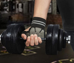 Gants de gymnastique de haute qualité avec enveloppes de poignet haltérophilie Fitness entraînement exercice poignée de main antidérapant protecteur de paume pour hommes femmes - Product Image 4