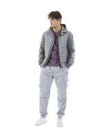 Blouson Bomber Homme Personnalisé OEM avec Logo, Respirant, Léger, Uni, Rembourré, en Polyester/Coton, Hiver, Imperméable