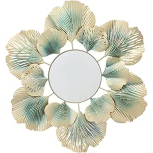 Espejo de pared de forma redonda Vintage espejo montado en la pared espejo de pared de Metal de calidad creativa para decoración de boda en precio de fábrica - Product Image 4