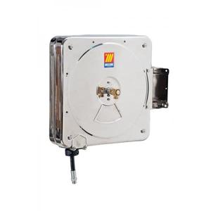 Meclube Giratorio De Acero Inoxidable Cerrado Carrete De Manguera Mod. CSX 500 para aire agua 20 Bar 15 M Ø 1/2 ''AISI 304 Mangueras de fontanería - Product Image 1