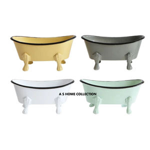 จานสบู่สีขาวทรงวงรีวัสดุม็อบดูหรูหราใช้ในบ้านห้องครัวห้องน้ำ - Product Image 3