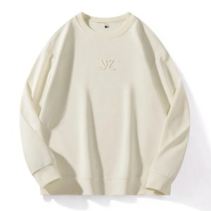 Automne Streetwear vêtements de sport pour hommes à capuche surdimensionné à manches longues col rond pull noir grande taille 6XL 8XL motif solide vêtements de sport - Product Image 2