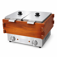 Cuisinière Oden de comptoir professionnelle en acier inoxydable, marmite à soupe pour snack-bars et magasins de proximité