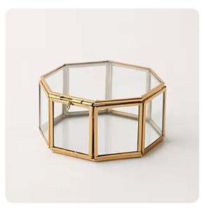 Best Quality Luxury <b>Jewelry</b> <b>Box</b> Elegant Home Decoration for Gifting Purpose Decorative Metal Accessory Storage - Product Image 5