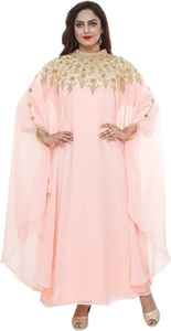 Caftan marocain magnifique caftan coloré caftan traditionnel musulman perles en pierre travail à la main caftan marocain nouveau design - Product Image 3