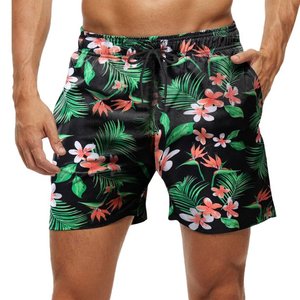 กางเกงขาสั้นสเวตเตอร์สีพื้นลำลองเป็นมิตรต่อสิ่งแวดล้อมสำหรับผู้ชายใส่ในฤดูร้อน - Product Image 1